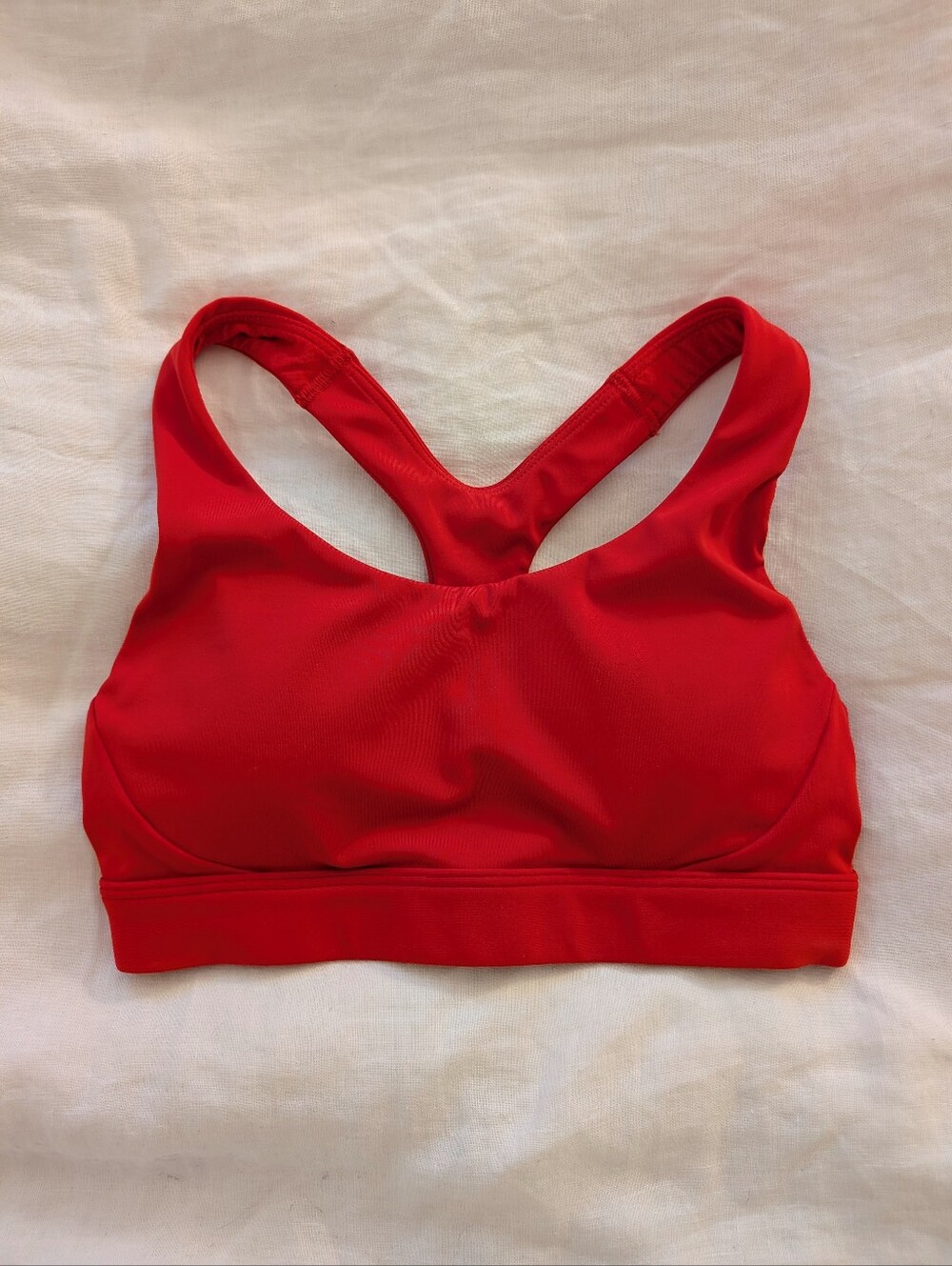 Athleta Interval Sports Bra, Red, XXS